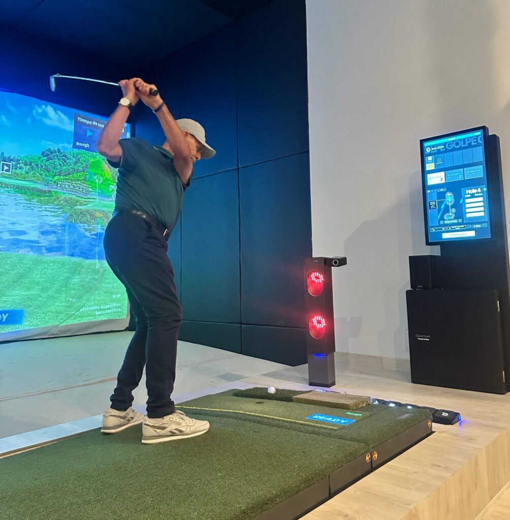 El campo de golf más real de Europa está en un local de Las Rozas