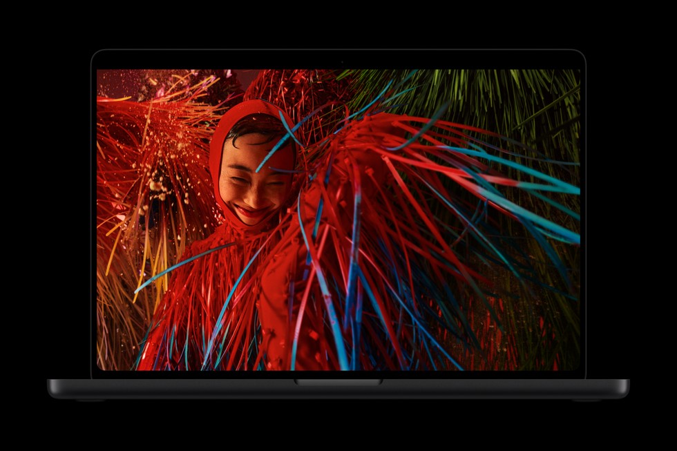 Pantalla PROLED XDR mostrando una imagen de colores intensos